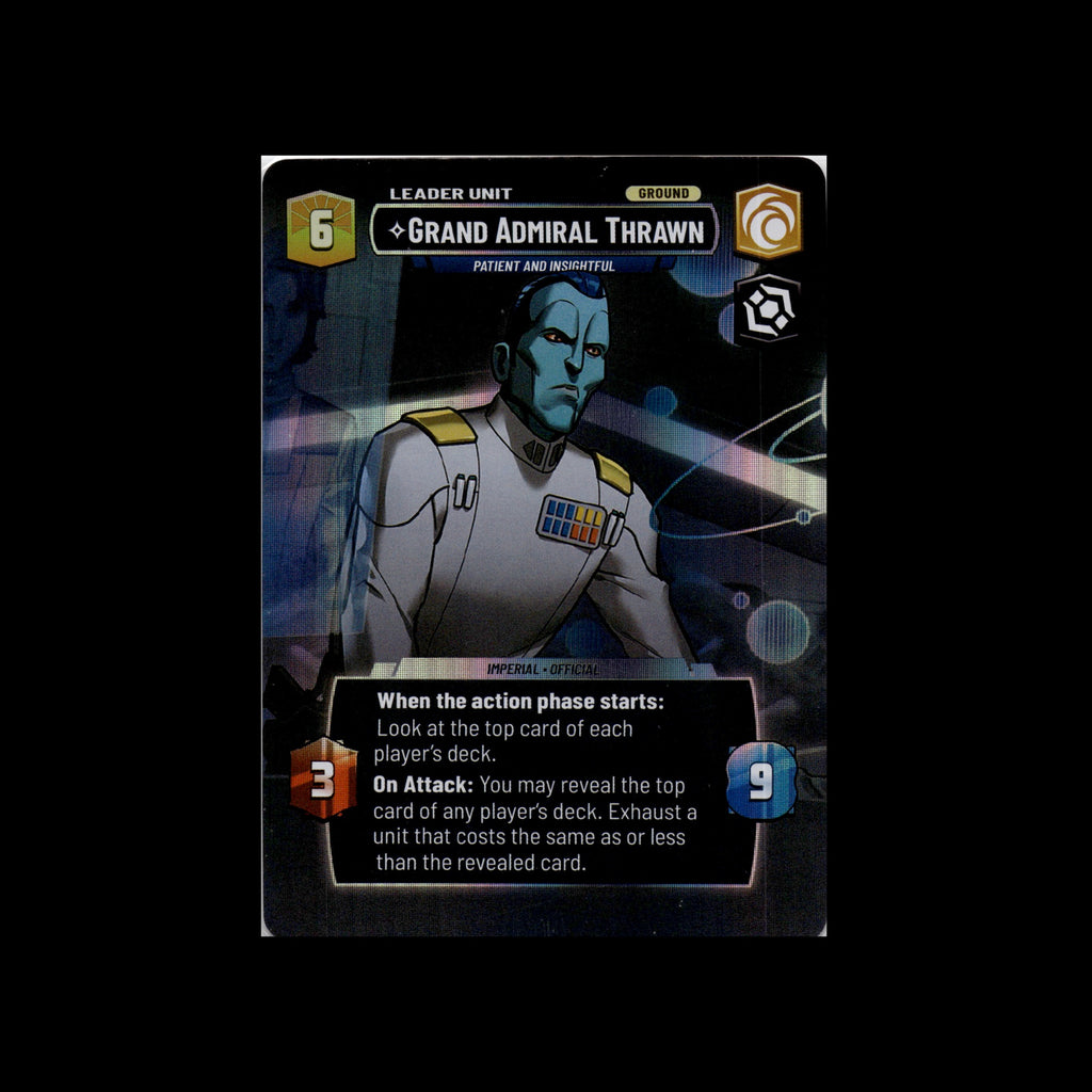 Grand Admiral Thrawn - Patient and Insightful (Showcase) (Back)