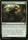 2015 Magic: The Gathering: Magic Origins (ORI) - Might of the Masses (#188, Common) (, Lightly Played)