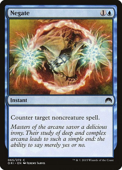 2015 Magic: The Gathering: Magic Origins (ORI) - Negate (#65, Common) (, Lightly Played)