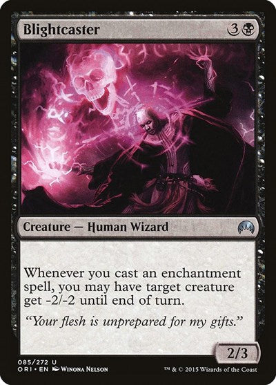 2015 Magic: The Gathering: Magic Origins (ORI) - Blightcaster (#85, Uncommon) (, Near Mint)