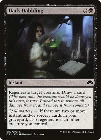 2015 Magic: The Gathering: Magic Origins (ORI) - Dark Dabbling (#89, Common) (, Near Mint)