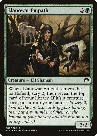 2015 Magic: The Gathering: Magic Origins (ORI) - Llanowar Empath (#185, Common) (, Near Mint)