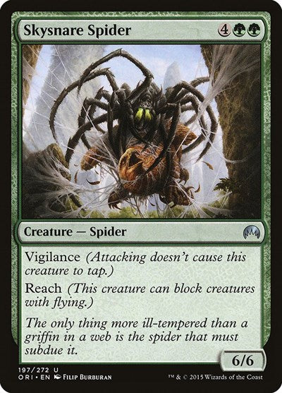 2015 Magic: The Gathering: Magic Origins (ORI) - Skysnare Spider (#197, Uncommon) (, Near Mint)