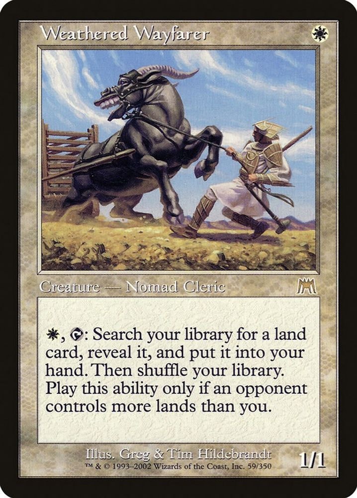 2002 Magic: The Gathering: Onslaught (ONS) - Weathered Wayfarer (#59, Rare) (, Near Mint)