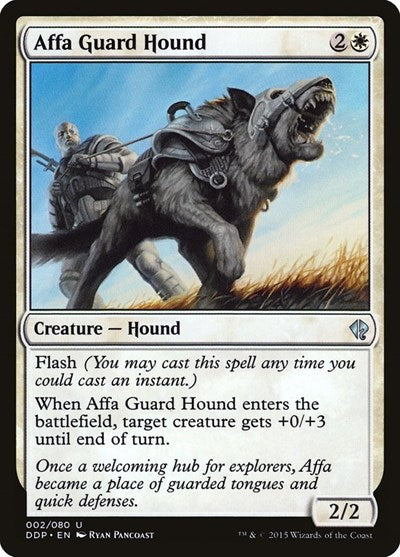 2015 Magic: The Gathering: Duel Decks: Zendikar vs. Eldrazi (DDP) - Affa Guard Hound (#2, Uncommon) (, Near Mint)