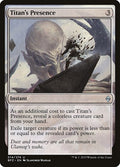 2015 Magic: The Gathering: Battle for Zendikar (BFZ) - Titans Presence (#14, Uncommon) (, Near Mint)