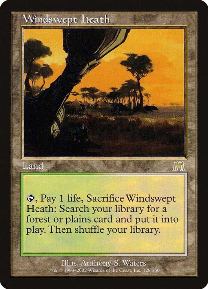 2002 Magic: The Gathering: Onslaught (ONS) - Windswept Heath (#328, Rare) (, Near Mint)