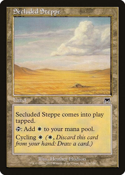 2002 Magic: The Gathering: Onslaught (ONS) - Secluded Steppe (#324, Common) (, Near Mint)