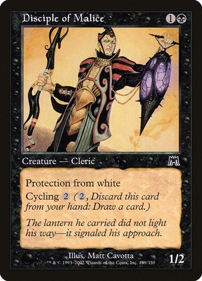 2002 Magic: The Gathering: Onslaught (ONS) - Disciple of Malice (#139, Common) (, Near Mint)