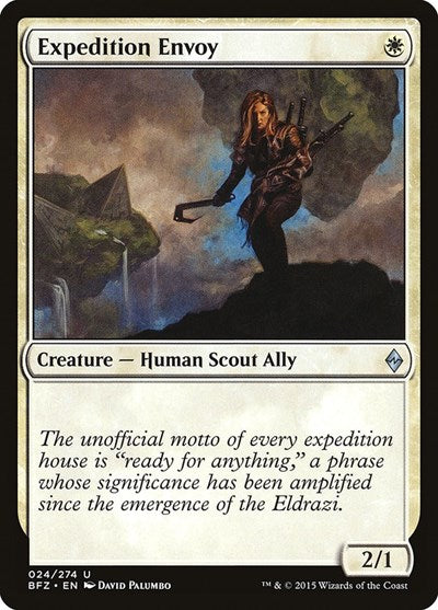 2015 Magic: The Gathering: Battle for Zendikar (BFZ) - Expedition Envoy (#24, Uncommon) (, Near Mint)