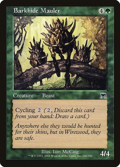 2002 Magic: The Gathering: Onslaught (ONS) - Barkhide Mauler (#246, Common) (, Near Mint)