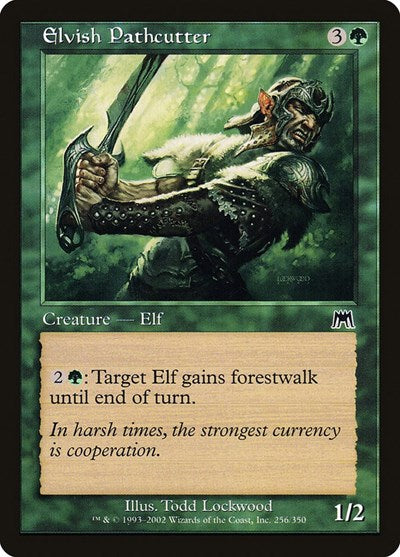 2002 Magic: The Gathering: Onslaught (ONS) - Elvish Pathcutter (#256, Common) (, Near Mint)