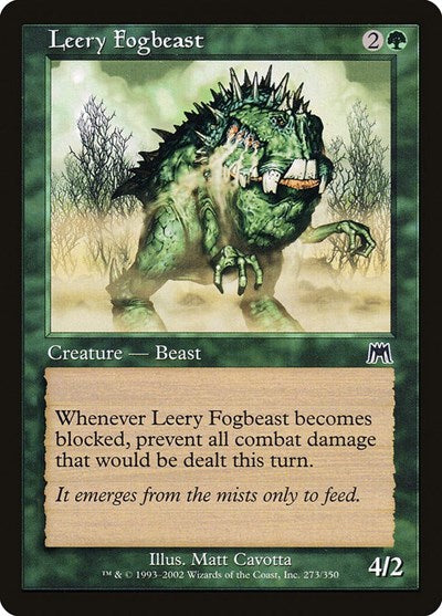 2002 Magic: The Gathering: Onslaught (ONS) - Leery Fogbeast (#273, Common) (, Near Mint)