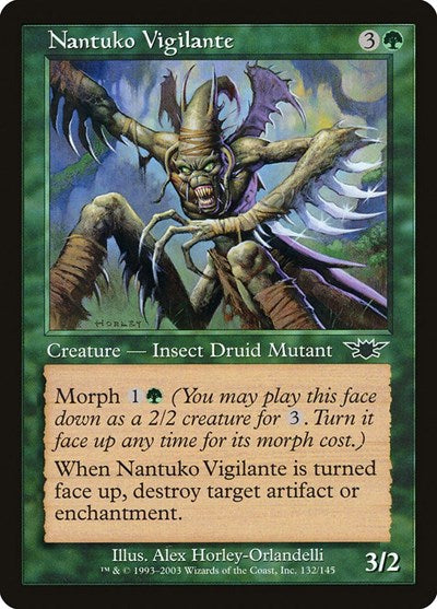 2003 Magic: The Gathering: Legions (LGN) - Nantuko Vigilante (#132, Common) (, Lightly Played)