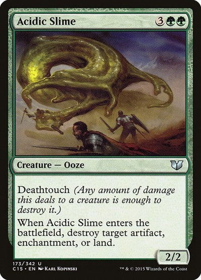 2015 Magic: The Gathering: Commander 2015 (C15) - Acidic Slime (#173, Uncommon) (, Near Mint)