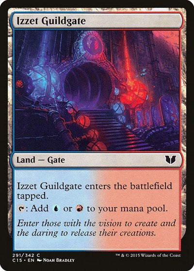 2015 Magic: The Gathering: Commander 2015 (C15) - Izzet Guildgate (#291, Common) (, Near Mint)