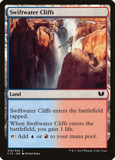 2015 Magic: The Gathering: Commander 2015 (C15) - Swiftwater Cliffs (#310, Common) (, Near Mint)