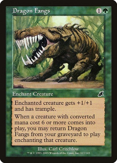 2003 Magic: The Gathering: Scourge (SCG) - Dragon Fangs (#117, Common) (, Near Mint)