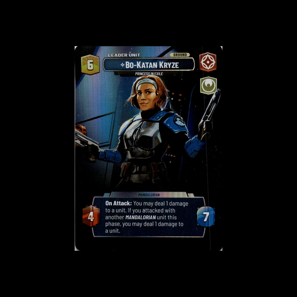 Bo-Katan Kryze - Princess in Exile (Showcase) (Back)
