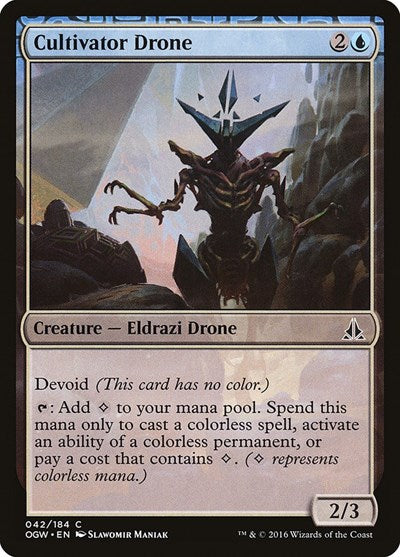2016 Magic: The Gathering: Oath of the Gatewatch (OGW) - Cultivator Drone (#42, Common) (, Lightly Played)