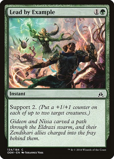 2016 Magic: The Gathering: Oath of the Gatewatch (OGW) - Lead by Example (#134, Common) (, Lightly Played)
