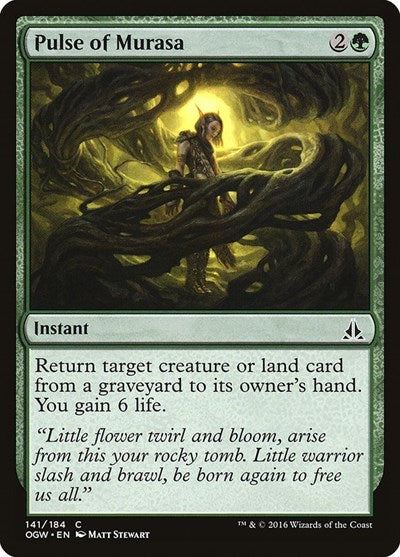 2016 Magic: The Gathering: Oath of the Gatewatch (OGW) - Pulse of Murasa (#141, Common) (, Lightly Played)