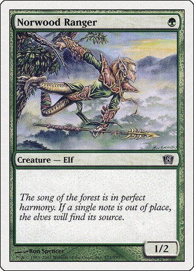 2003 Magic: The Gathering: 8th Edition (8ED) - Norwood Ranger (#271★, Common) (, Near Mint)