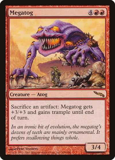 2003 Magic: The Gathering: Mirrodin (MRD) - Megatog (#100, Rare) (, Near Mint)