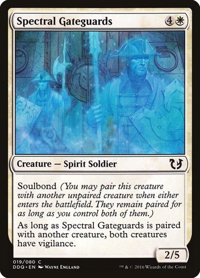 2016 Magic: The Gathering: Duel Decks: Blessed vs. Cursed (DDQ) - Spectral Gateguards (#19, Common) (, Near Mint)