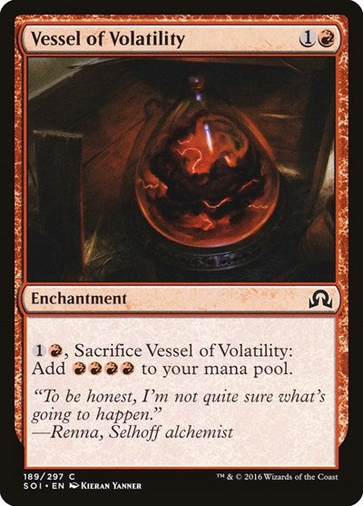 2016 Magic: The Gathering: Shadows over Innistrad (SOI) - Vessel of Volatility (#189, Common)