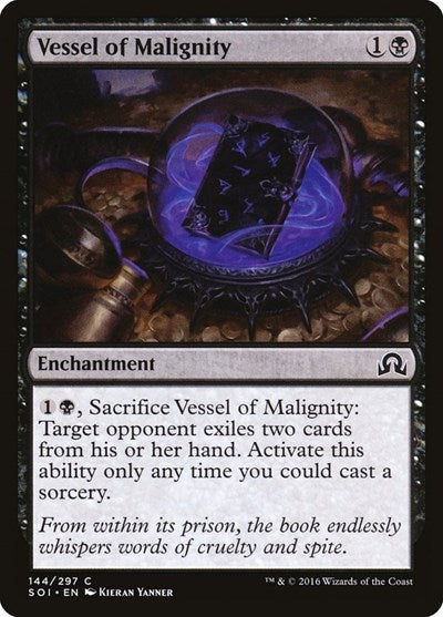 2016 Magic: The Gathering: Shadows over Innistrad (SOI) - Vessel of Malignity (#144, Common)