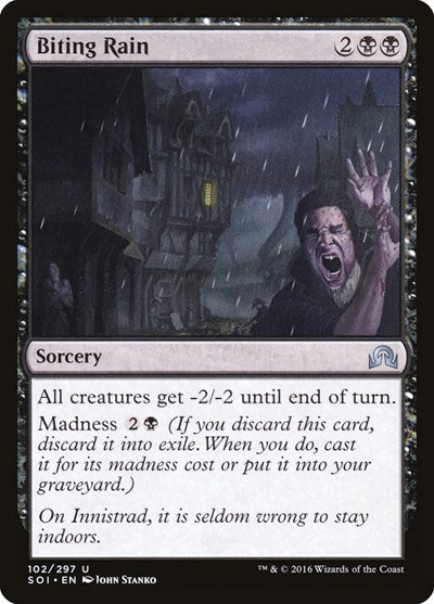 2016 Magic: The Gathering: Shadows over Innistrad (SOI) - Biting Rain (#102, Uncommon) (, Near Mint)