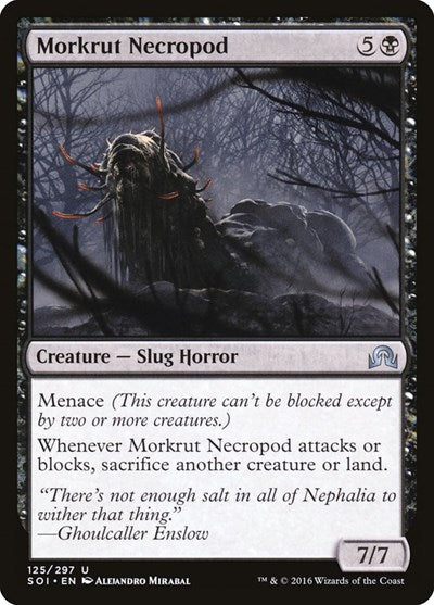 2016 Magic: The Gathering: Shadows over Innistrad (SOI) - Morkrut Necropod (#125, Uncommon) (, Near Mint)