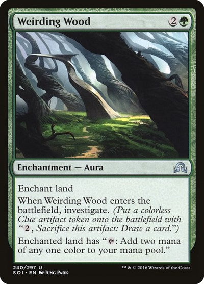 2016 Magic: The Gathering: Shadows over Innistrad (SOI) - Weirding Wood (#240, Uncommon) (, Lightly Played)