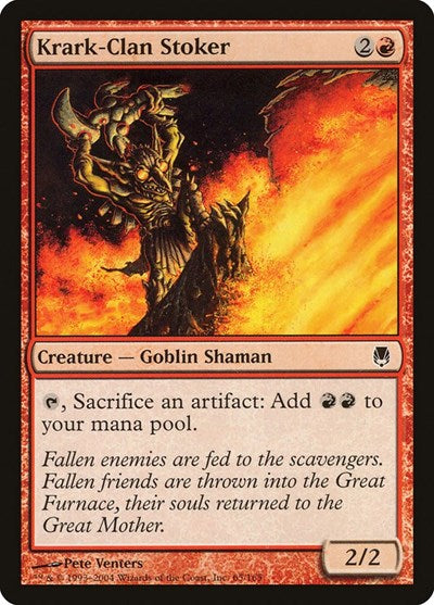 2004 Magic: The Gathering: Darksteel (DST) - Krark Clan Stoker (#65, Common) (, Lightly Played)