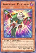 2016 YuGiOh: Shining Victories (SHVI) - Raidraptor Pain Lanius (#SHVI-EN015, Common) (Unlimited, Near Mint)