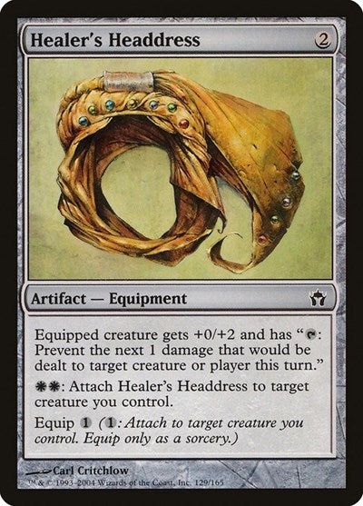 2004 Magic: The Gathering: Fifth Dawn (5DN) - Healers Headdress (#129, Common) (, Near Mint)