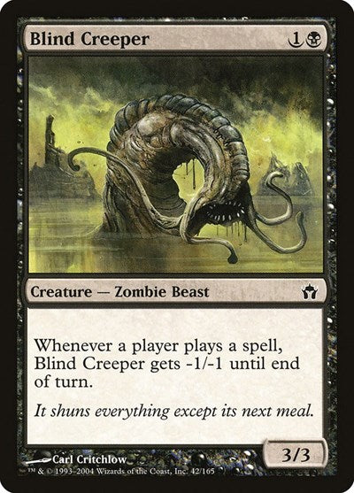 2004 Magic: The Gathering: Fifth Dawn (5DN) - Blind Creeper (#42, Common) (, Near Mint)
