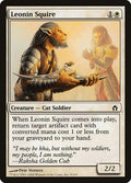 2004 Magic: The Gathering: Fifth Dawn (5DN) - Leonin Squire (#9, Common) (, Near Mint)