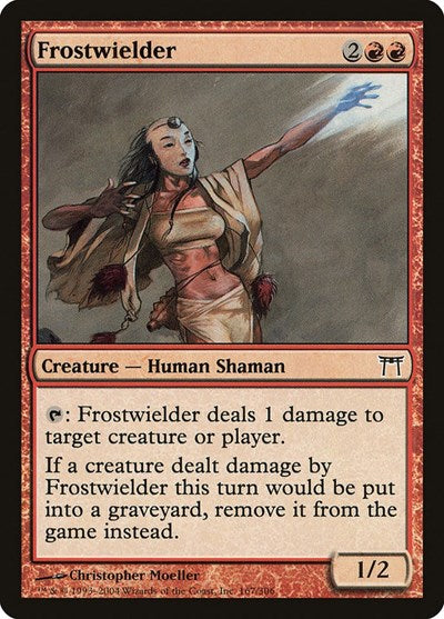 2004 Magic: The Gathering: Champions of Kamigawa (CHK) - Frostwielder (#167, Common) (, Near Mint)