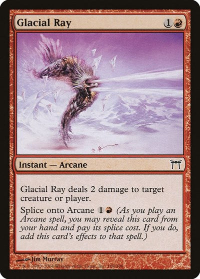 2004 Magic: The Gathering: Champions of Kamigawa (CHK) - Glacial Ray (#168, Common) (, Near Mint)