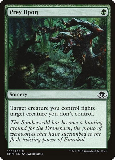 2016 Magic: The Gathering: Eldritch Moon (EMN) - Prey Upon (#166, Common)