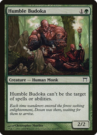 2004 Magic: The Gathering: Champions of Kamigawa (CHK) - Humble Budoka (#214, Common)