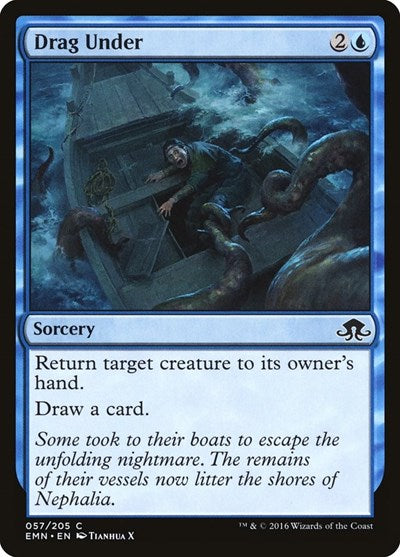 2016 Magic: The Gathering: Eldritch Moon (EMN) - Drag Under (#57, Common) (, Lightly Played)
