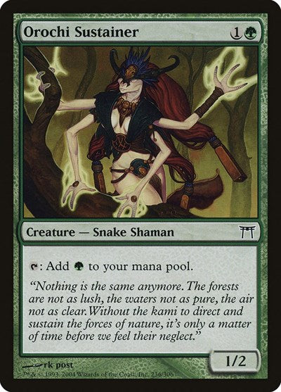 2004 Magic: The Gathering: Champions of Kamigawa (CHK) - Orochi Sustainer (#236, Common) (, Near Mint)
