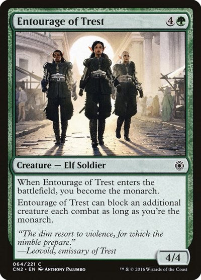 2016 Magic: The Gathering: Conspiracy: Take the Crown (CN2) - Entourage of Trest (#64, Common) (, Near Mint)
