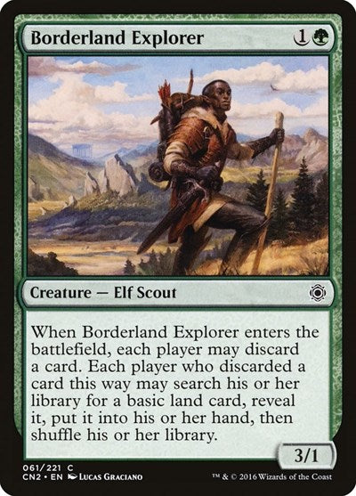 2016 Magic: The Gathering: Conspiracy: Take the Crown (CN2) - Borderland Explorer (#61, Common) (, Near Mint)