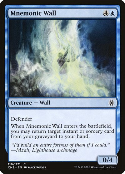 2016 Magic: The Gathering: Conspiracy: Take the Crown (CN2) - Mnemonic Wall (#116, Common) (, Near Mint)