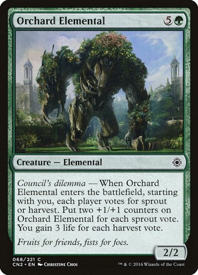 2016 Magic: The Gathering: Conspiracy: Take the Crown (CN2) - Orchard Elemental (#68, Common) (, Near Mint)