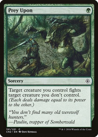 2016 Magic: The Gathering: Conspiracy: Take the Crown (CN2) - Prey Upon (#191, Common) (, Near Mint)
